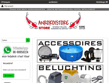 Tablet Screenshot of anrokoistore.com
